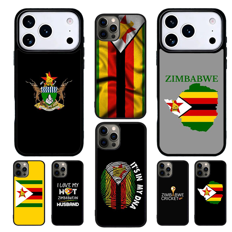 Phone Cases Zimbabwe - Zimbabve Bayrak Desenli Telefon Kılıfı iPhone