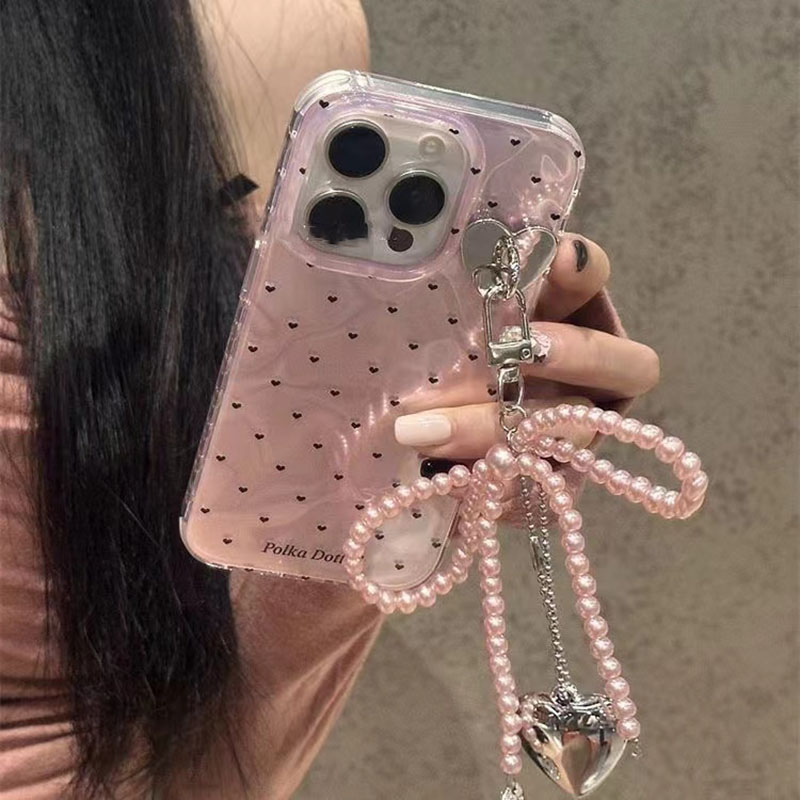 Phone Cases Pinterest - Aşk Lazer Pembe Yay PC Kılıfı