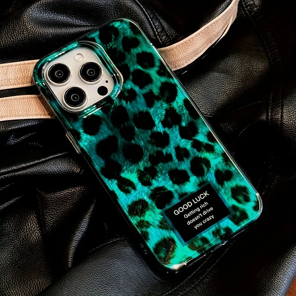 Phone Cases Leopard Print - Retro Lazer Sevimli Leopar Desenli Telefon