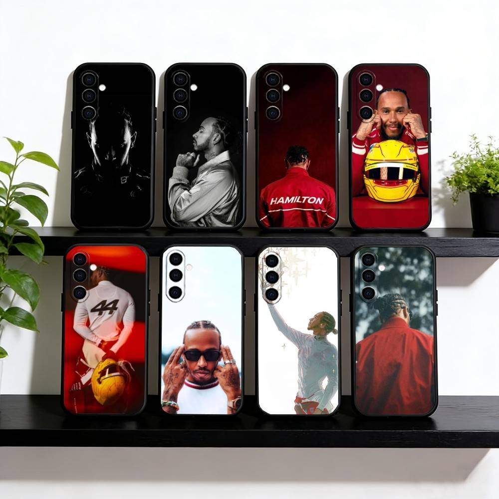 Phone Cases Hamilton - 44 L-Lewis H-Hamilton-S Telefon Kılıfı Siyah