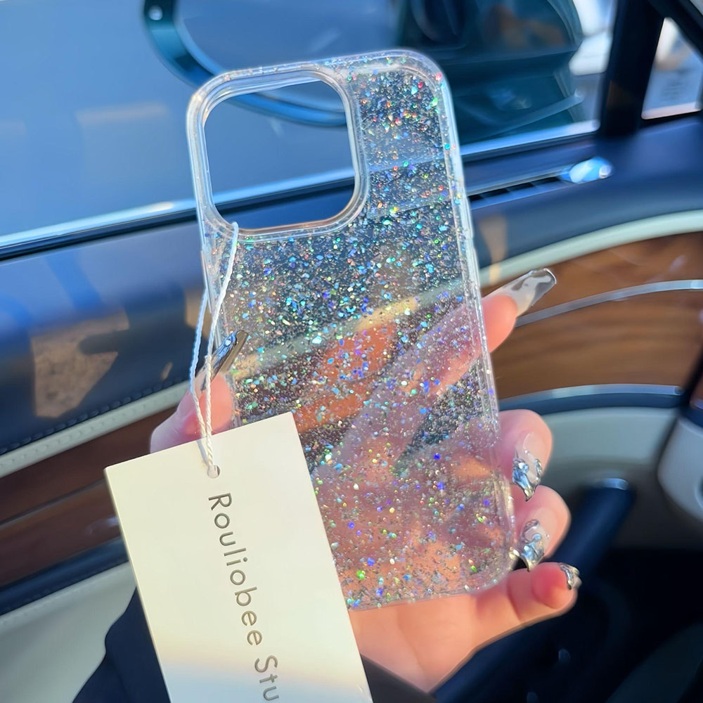 Phone Cases Pinterest - Simli Parlak Bling Telefon Kılıfı iPhone
