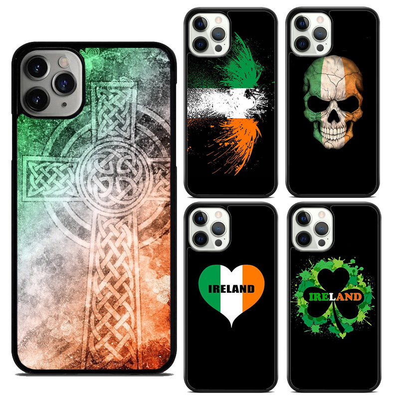 Phone Cases Ireland - İrlanda İrlanda bayrağı telefon kılıfı kapak