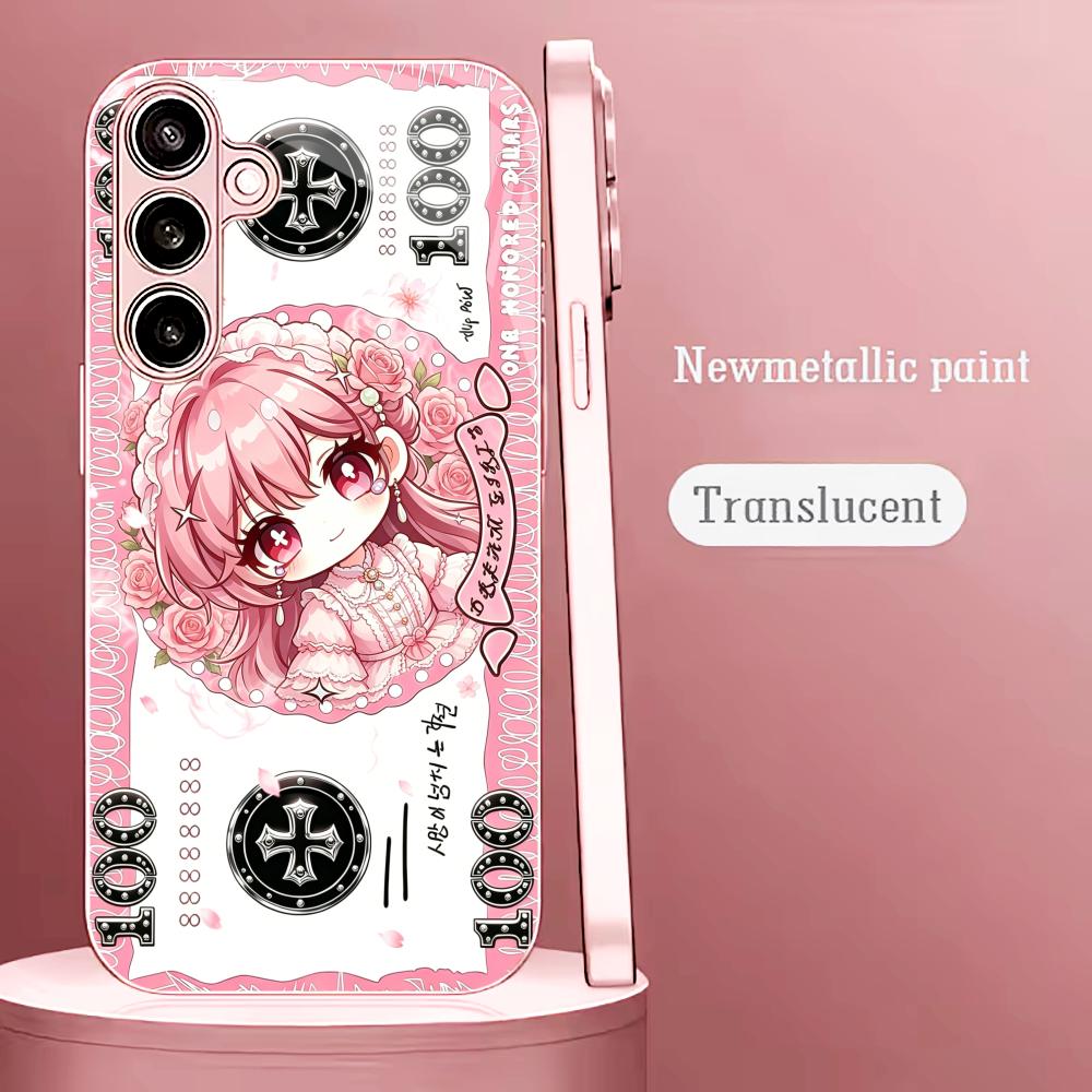 Phone Cases Quad Lock - Sevimli Japon çizgi roman banknot desenli