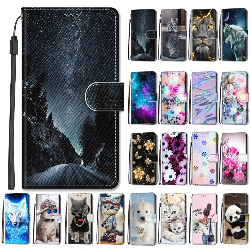 Phone Cases On Sale - Çiçek Desen Flip Case Samsung Galaxy
