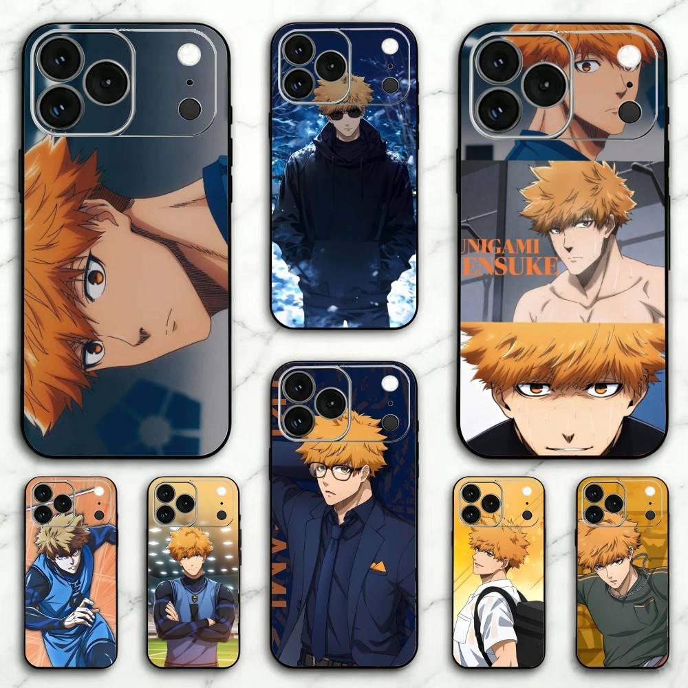 Phone Cases Quad Lock - Blue-Lock Kunigami Rensuke Telefon Kılıfı Silikon
