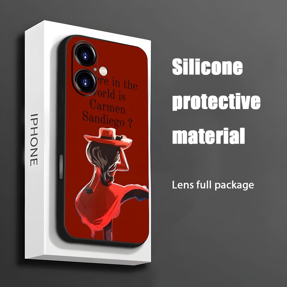 Phone Cases Online - Sıcak Carmen Sandiego Karikatür Telefon Kılıfı