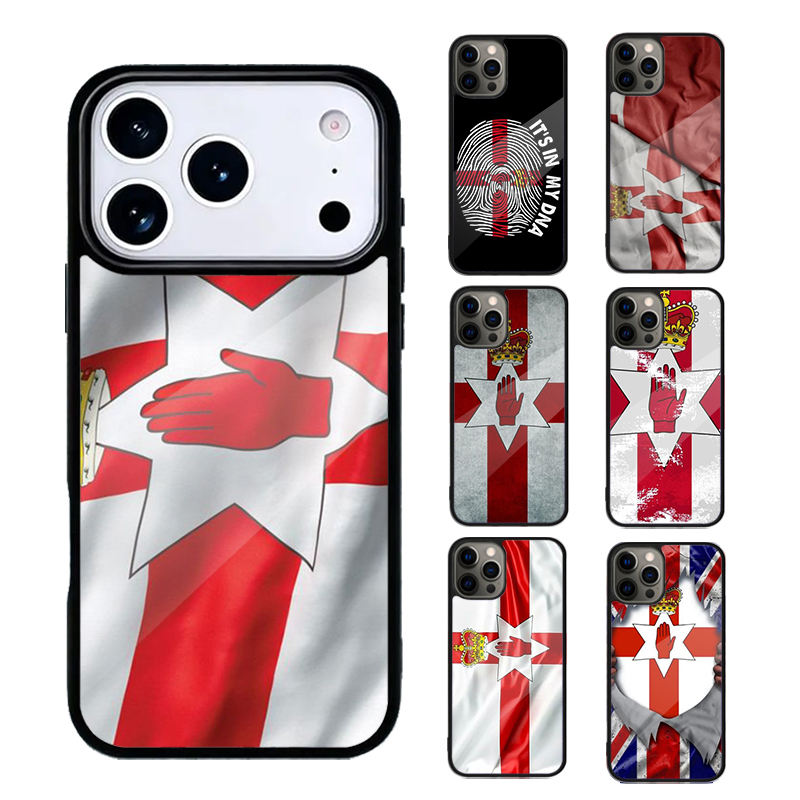 Phone Cases Ireland - İpek Bayraklı Kuzey İrlanda Telefon Kılıfı