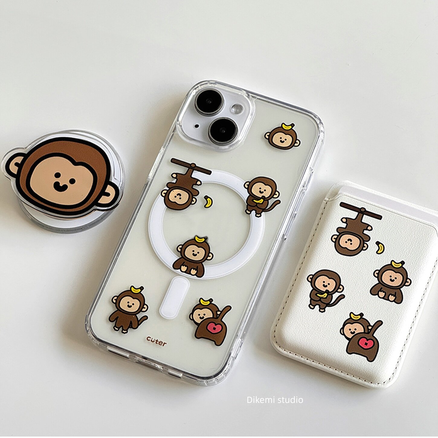 Phone Cases Y2K - Kahverengi Muz Bebek Maymun Y2K INS