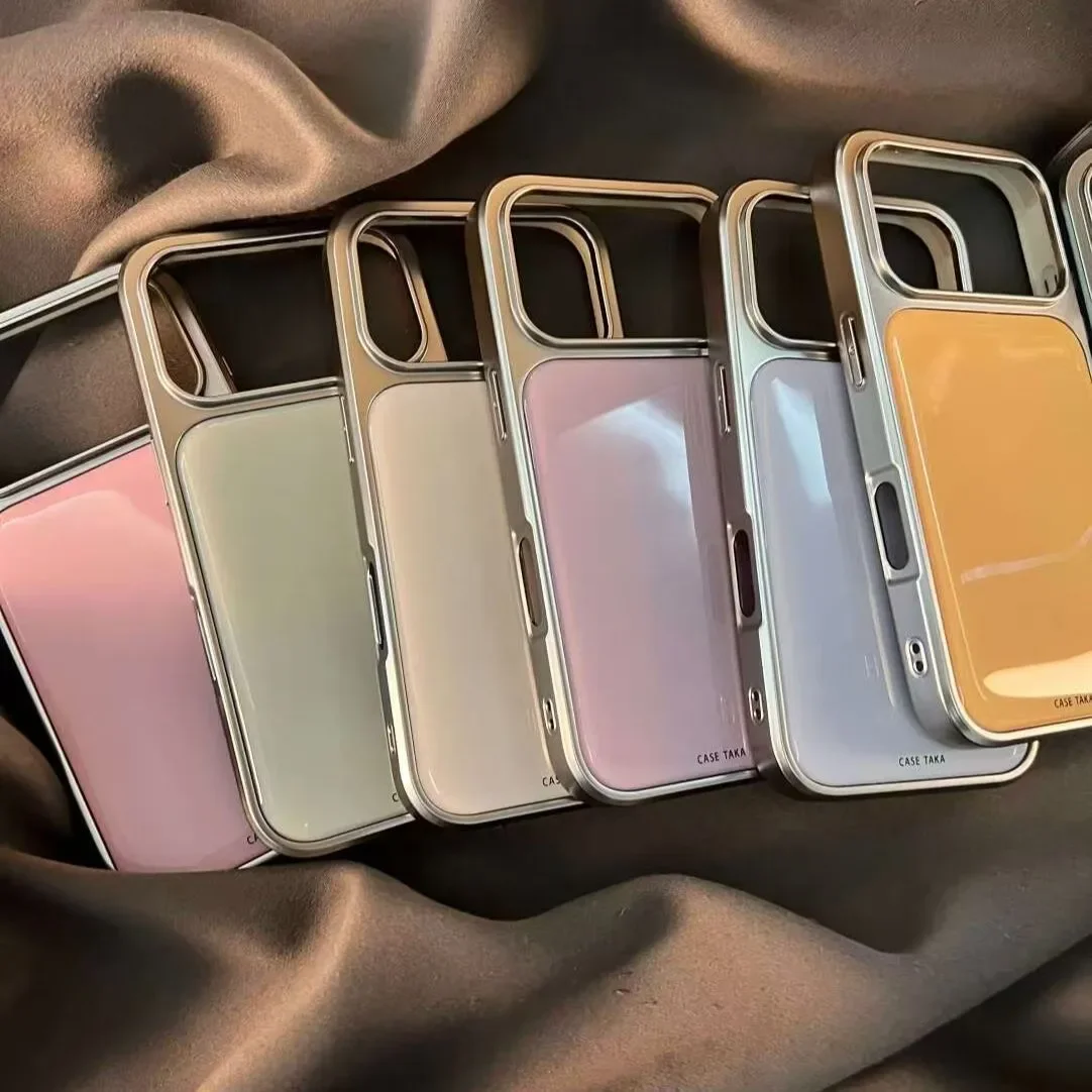 Phone Cases Y2K - INS Kore Şeker Rengi Elektrokaplama Damla