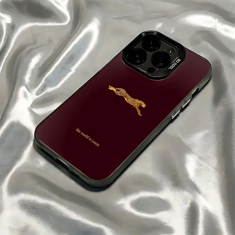 Phone Cases Leopard Print - Minimalist Leopar Desenli Telefon Kılıfı iPhone