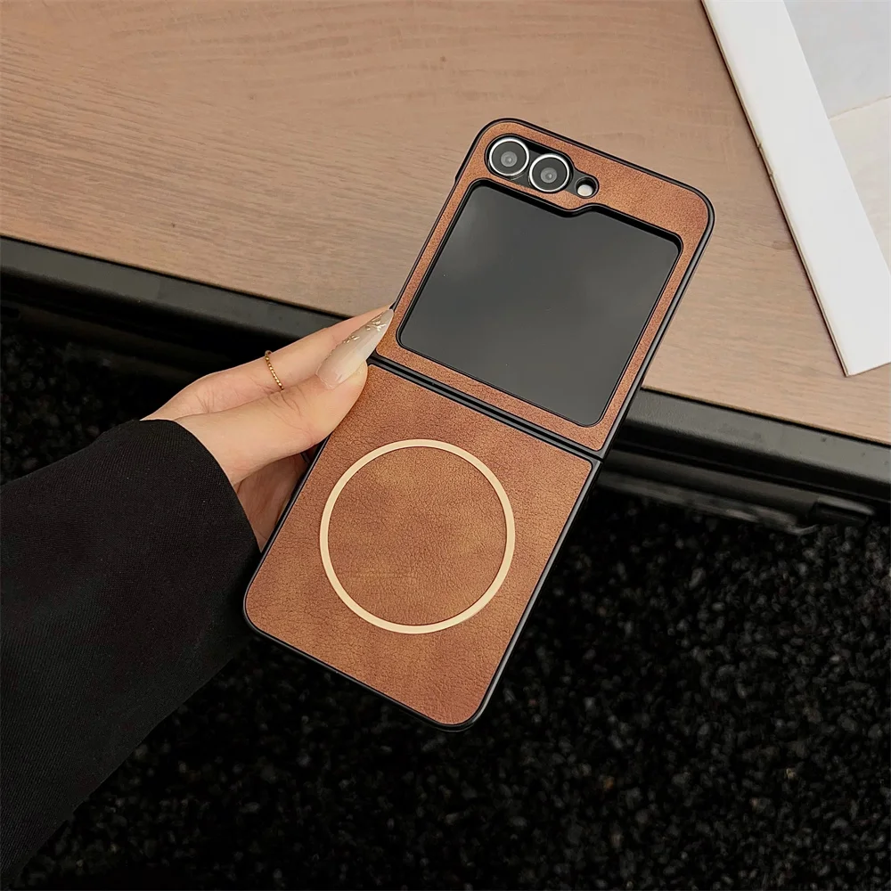 Flip Leather Case - Samsung Galaxy Z Flip 7 FE