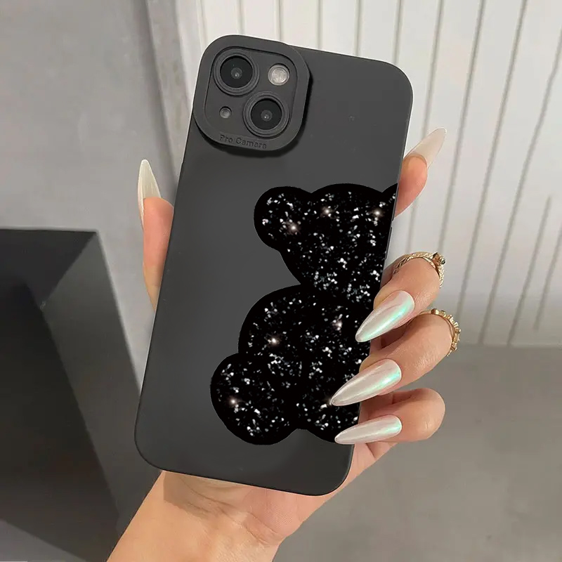 Phone Cases Dior - Çiçekli Ayı Resimli Telefon Kılıfı iPhone