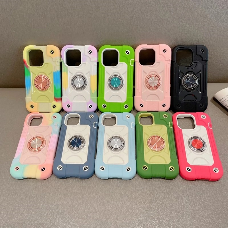 Phone Cases Heavy Duty - Lüks Ağır Hizmet Tipi Halka Tutucu