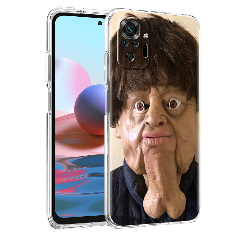 Phone Cases Ugly - Çirkin Adam Komik Şeffaf Telefon Kılıfı