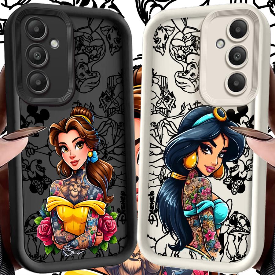 Phone Cases Disney - Disney Dövme Prenses Yumuşak Kapaklı Telefon