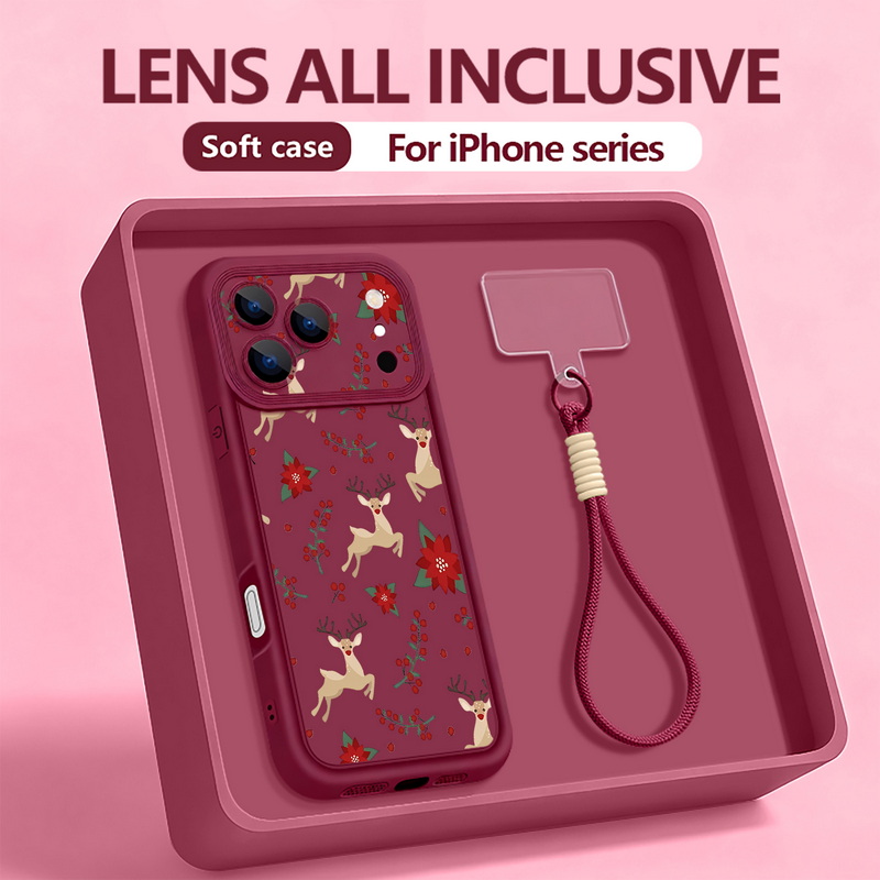 Lanyard Phone Case For iPhone  - Phone Cases Red Deer incelemesi ve fiyatı
