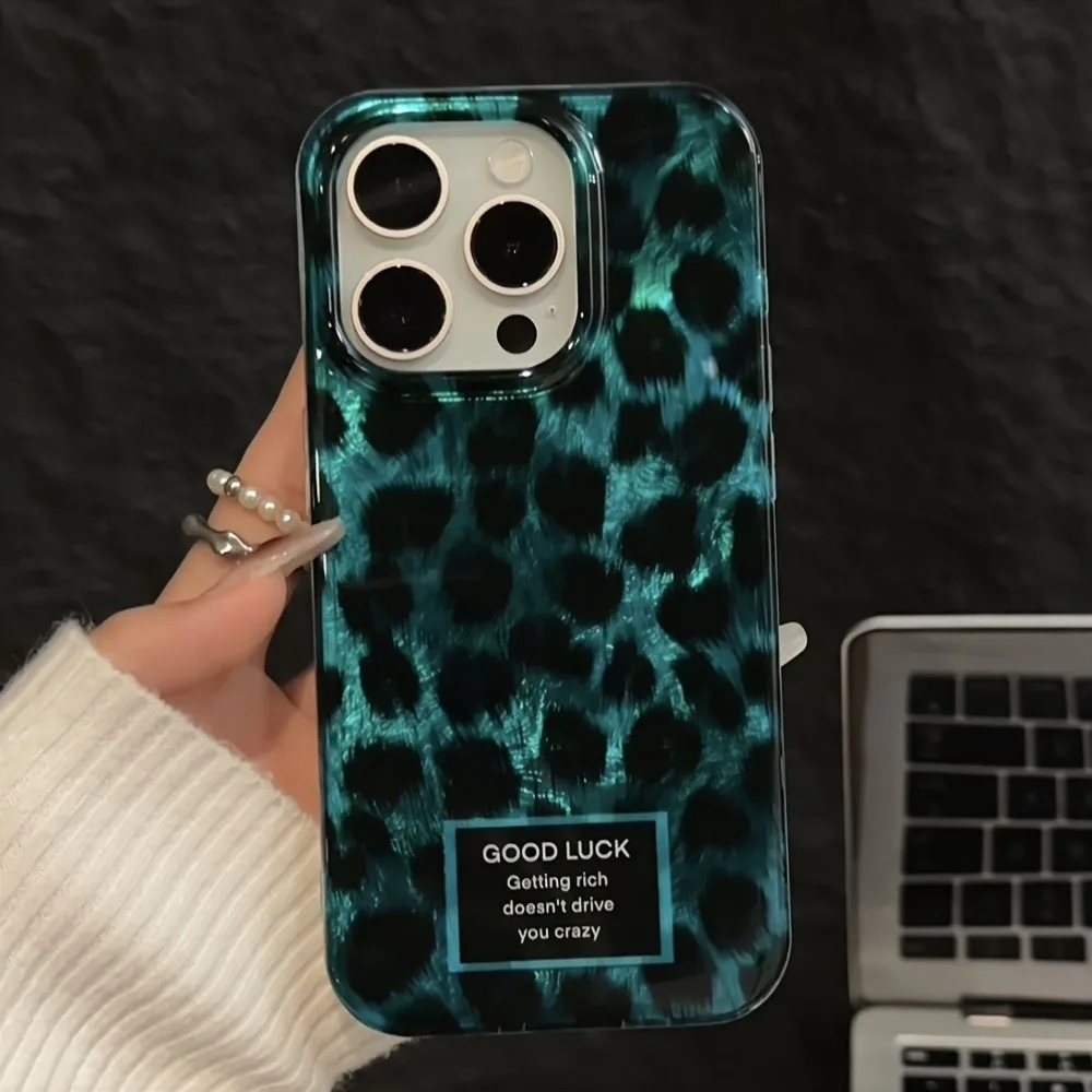Retro Lazer Sevimli Leopar Des - Phone Cases Leopard Print incelemesi ve fiyatı