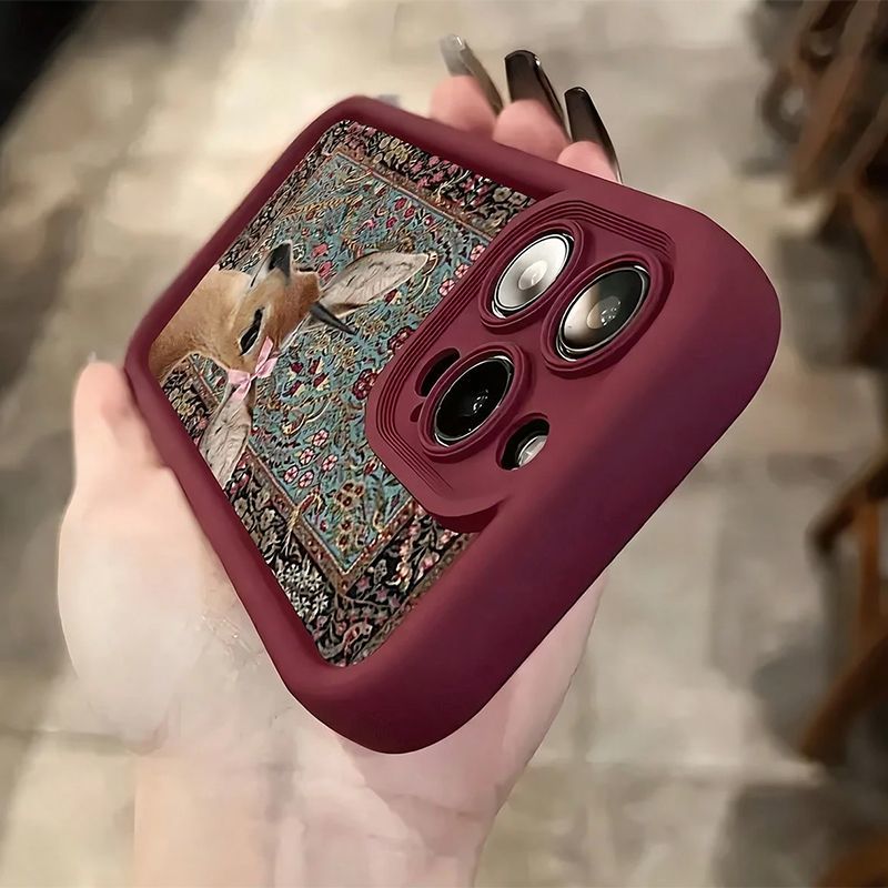Şarap Kırmızısı Goblen Geyik D - Phone Cases Red Deer incelemesi ve fiyatı