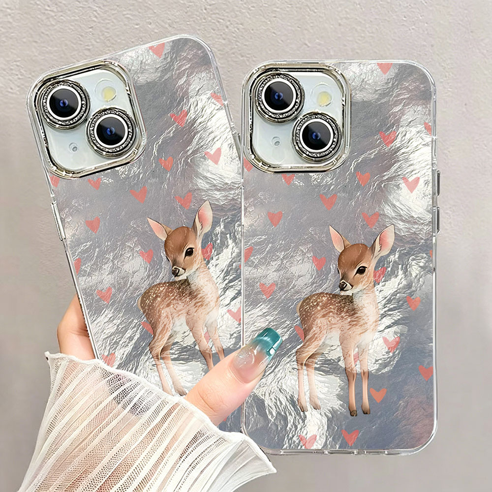 Sevimli Kore Kırmızı Aşk Geyiğ - Phone Cases Red Deer incelemesi ve fiyatı