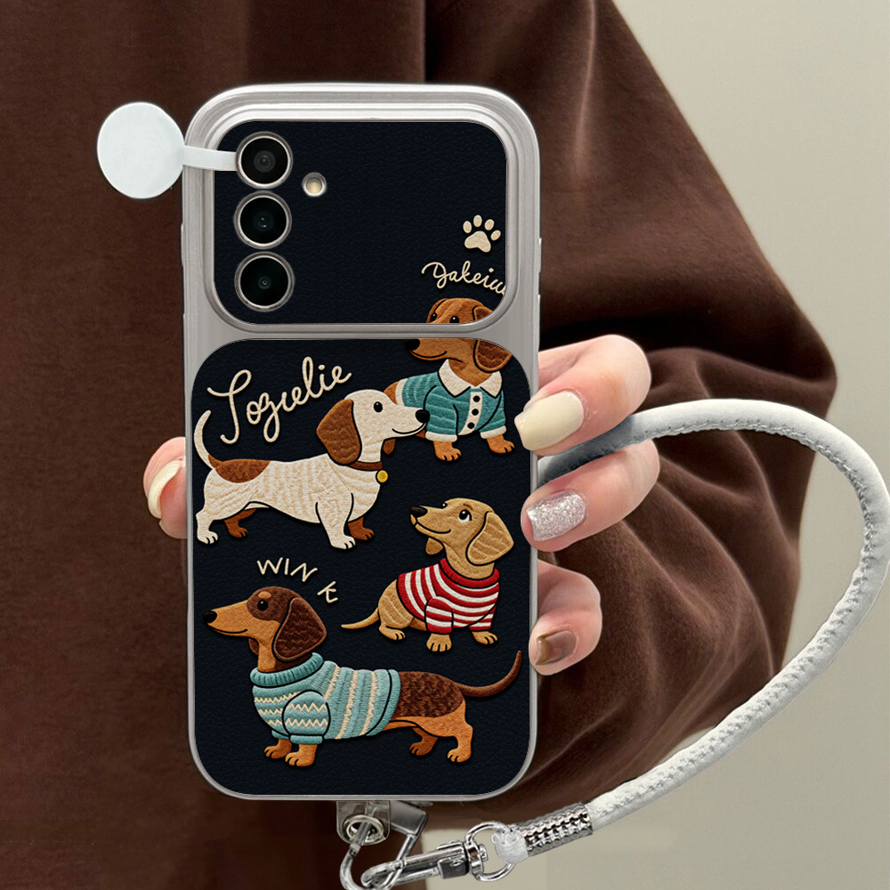 Karikatür Dachshund Desenli Sa - Phone Cases With Camera Cover incelemesi ve fiyatı