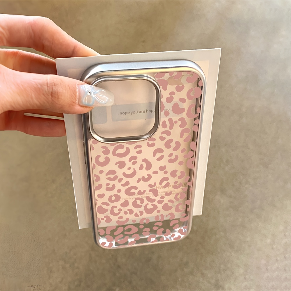 Pembe Leopar Desenli Elektroka - Phone Cases Leopard Print incelemesi ve fiyatı