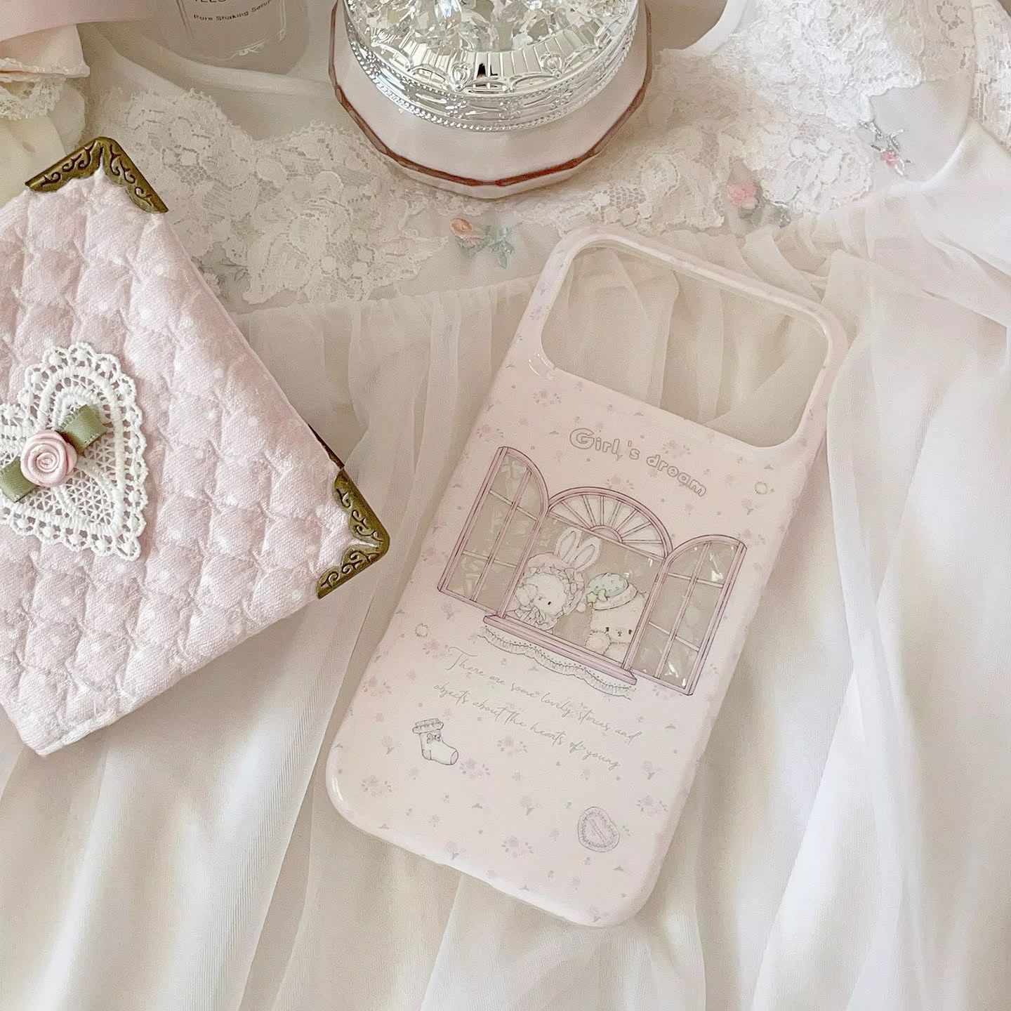 Kawaii Tavşanlı Ayılı Çiçek De - Phone Cases Y2K incelemesi ve fiyatı