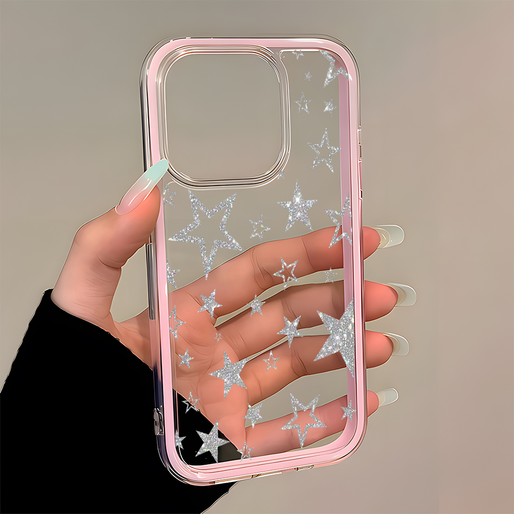 Simli Gümüş Yıldız Desenli Şef - Phone Cases Pinterest incelemesi ve fiyatı