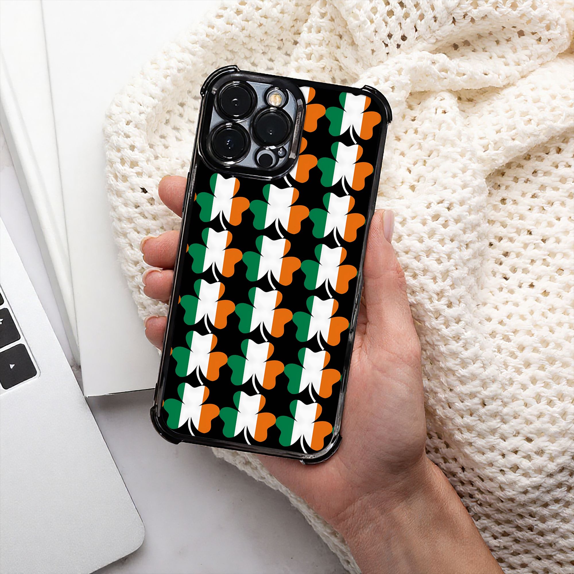 İrlanda Bayrağı Shamrock Telef - Phone Cases Ireland incelemesi ve fiyatı