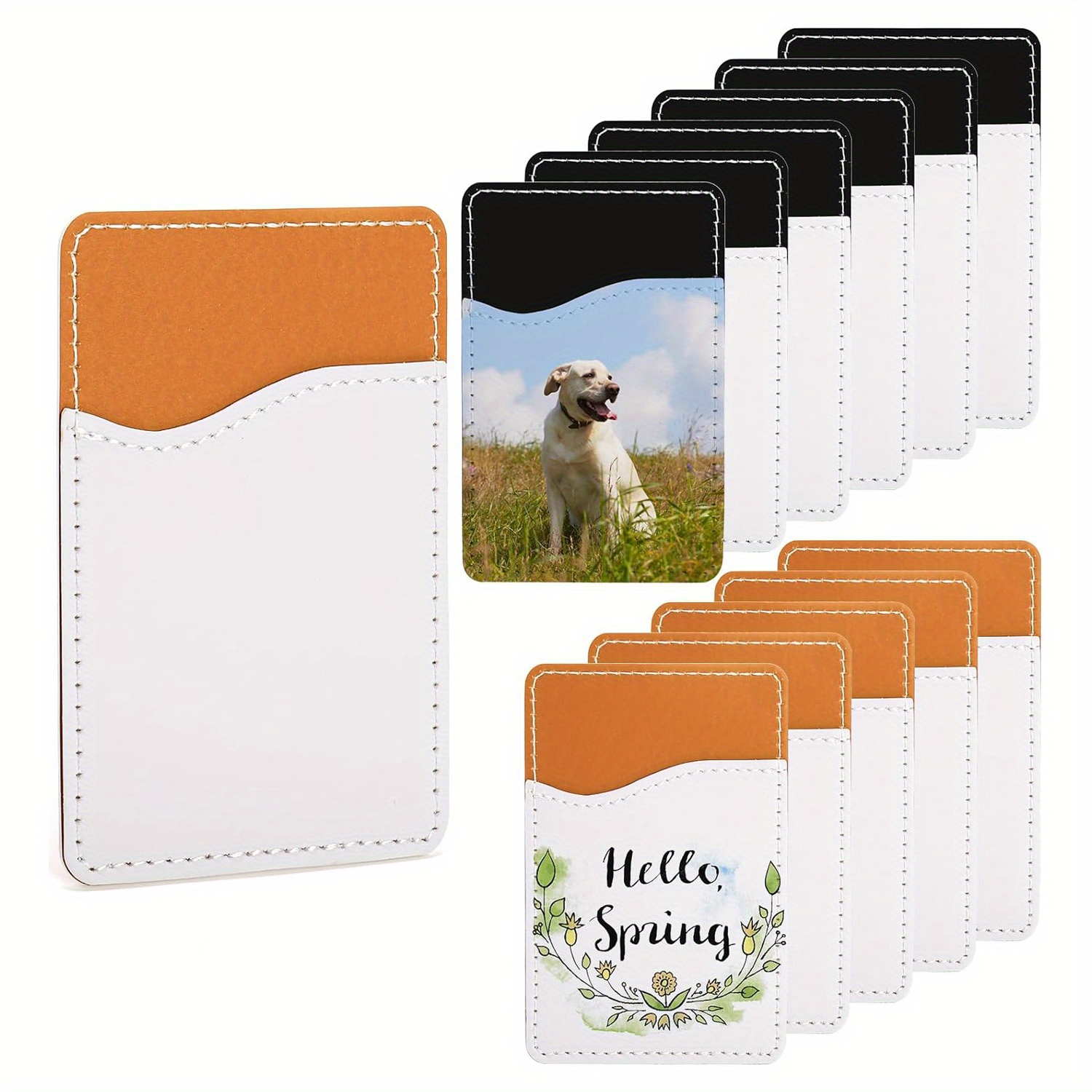 5/10 adet Süblimasyon Boşlukla - Phone Cases With Wallet On Back incelemesi ve fiyatı
