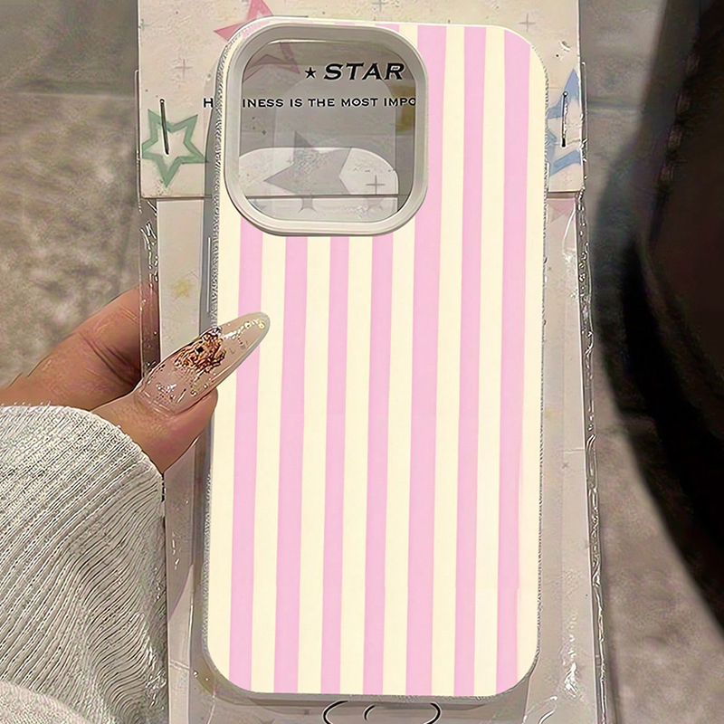 Basit Pembe Dikey Çizgili Lich - Phone Cases Online incelemesi ve fiyatı