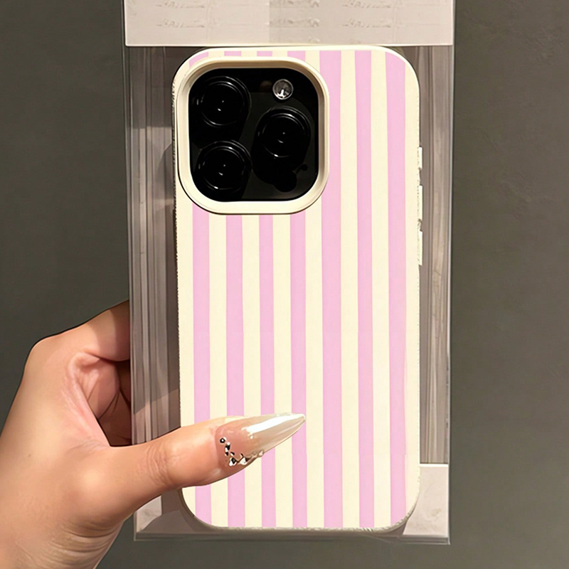 Basit Pembe Dikey Çizgili Lich - Phone Cases Online incelemesi ve fiyatı