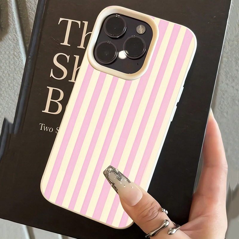 Basit Pembe Dikey Çizgili Lich - Phone Cases Online incelemesi ve fiyatı