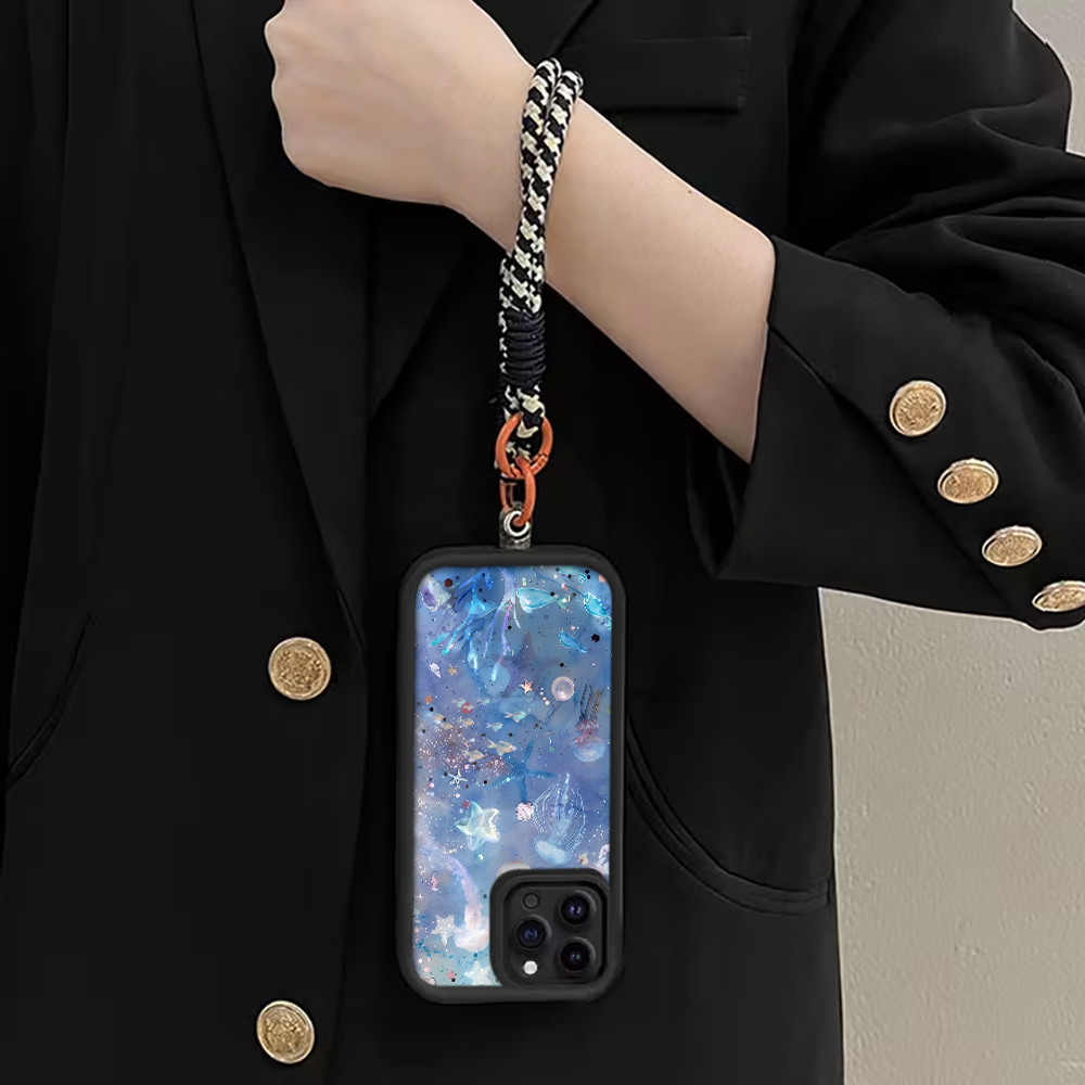 Mavi Mor Denizanası Askılı İp  - Phone Cases Blue incelemesi ve fiyatı