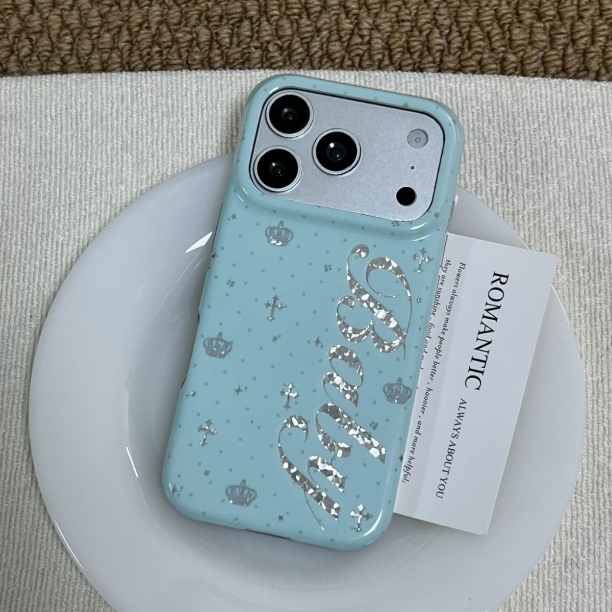 Kore Tarzı Nane Yeşili İngiliz - Phone Cases Y2K incelemesi ve fiyatı