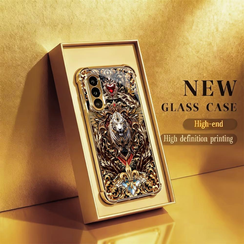 Çiçekli Altın Kaplan desenli m - Phone Cases Quad Lock incelemesi ve fiyatı