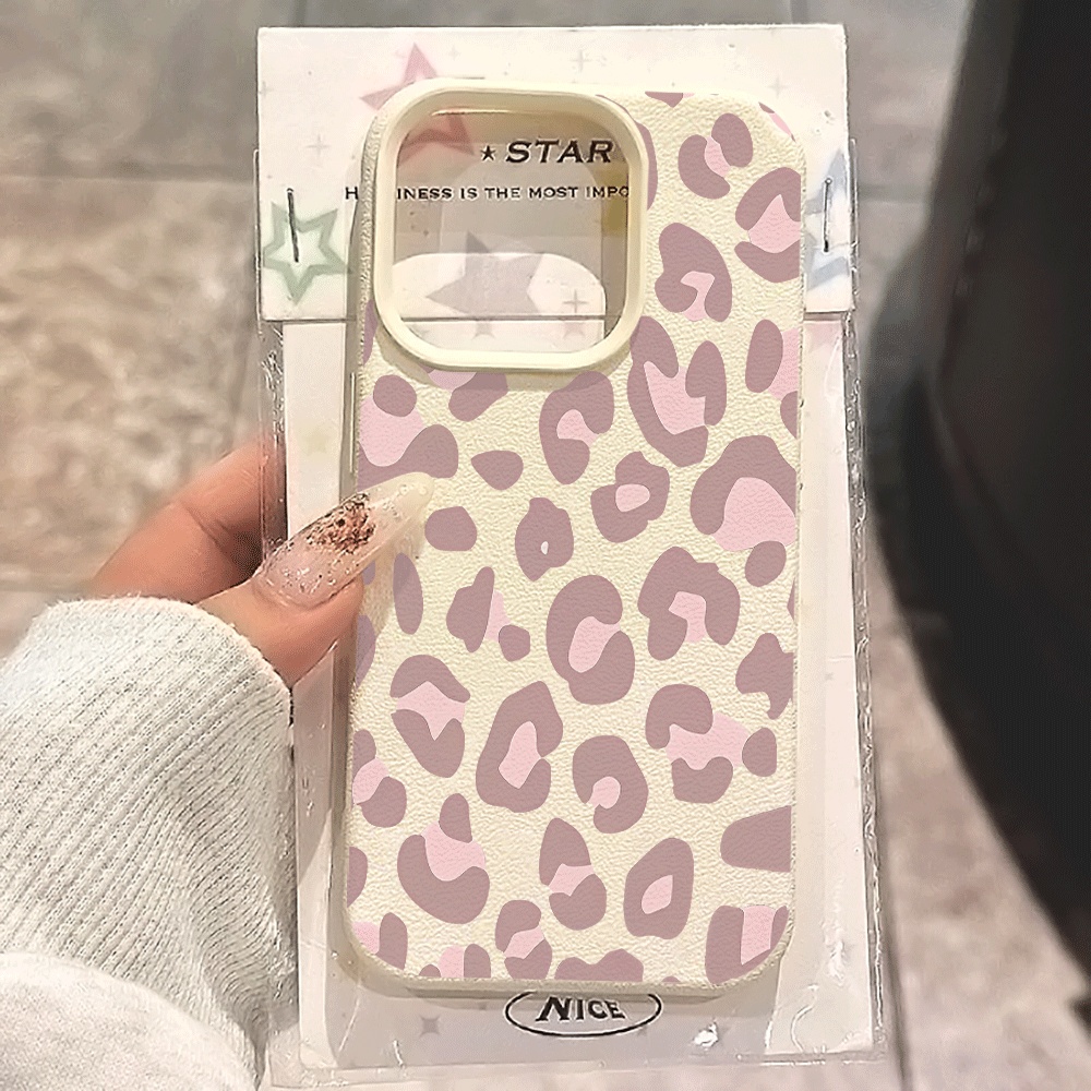 Soluk Mor Leopar Desenli Telef - Phone Cases Leopard Print incelemesi ve fiyatı
