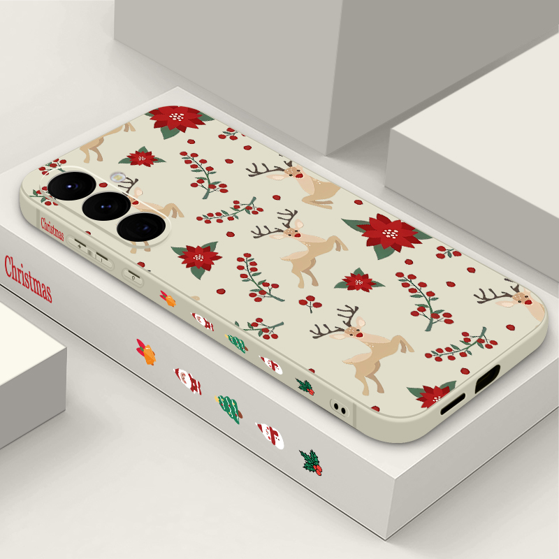 Kırmızı Geyik Çiçek Desenli Te - Phone Cases Red Deer incelemesi ve fiyatı