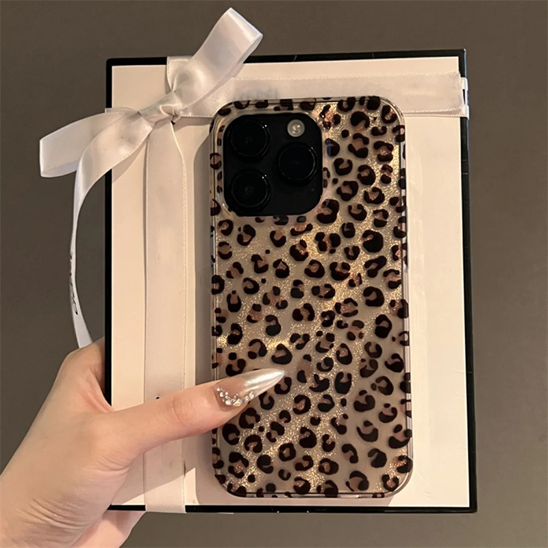 Sevimli Leopar Desenli Şeffaf  - Phone Cases Dior incelemesi ve fiyatı