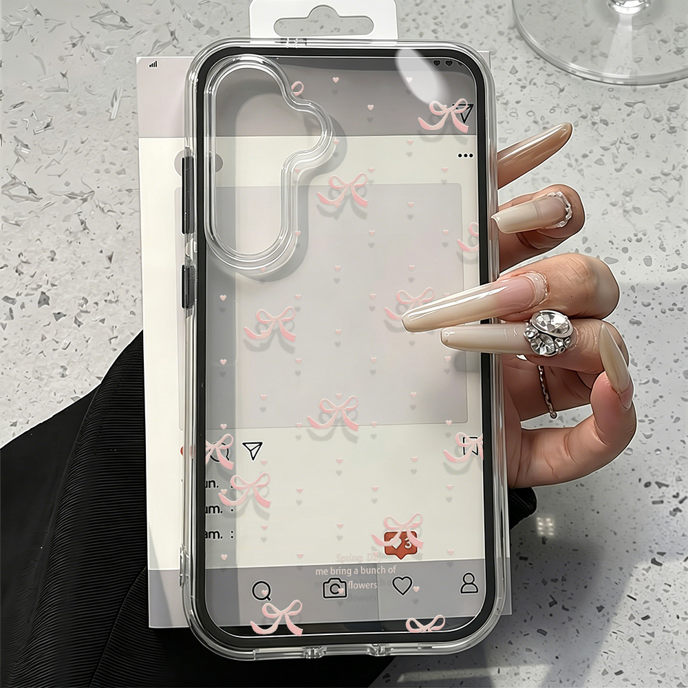Sevimli Pembe Fiyonklu Yumuşak - Phone Cases With Camera Cover incelemesi ve fiyatı
