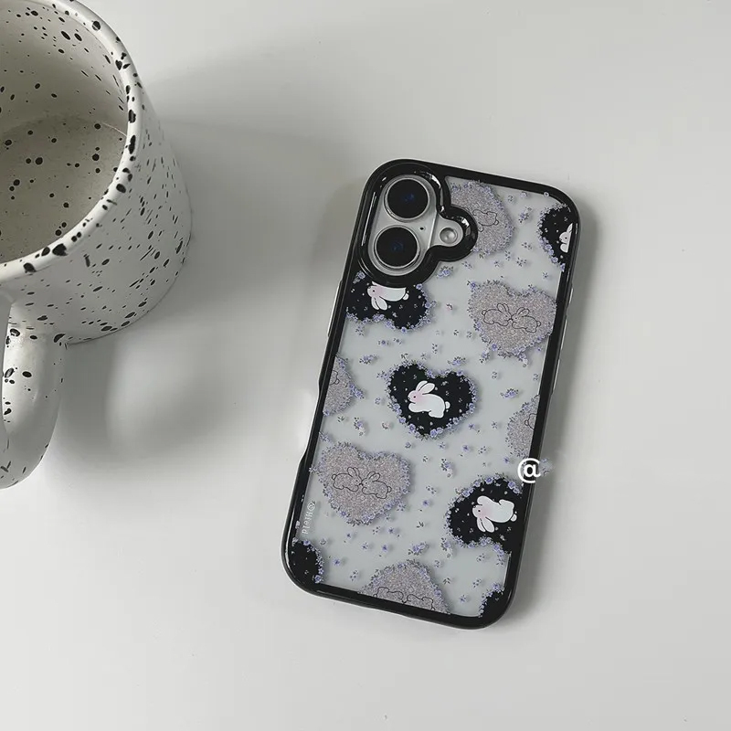 Kore Retro Kız Aşkı Tavşan Mor - Phone Cases Y2K incelemesi ve fiyatı