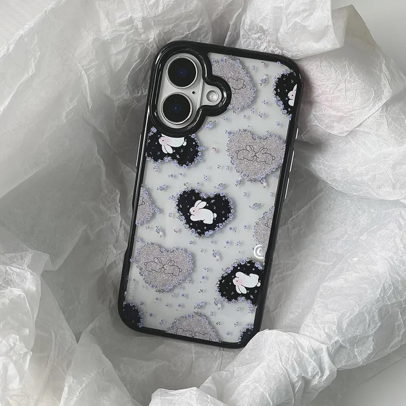 Kore Retro Kız Aşkı Tavşan Mor - Phone Cases Y2K incelemesi ve fiyatı