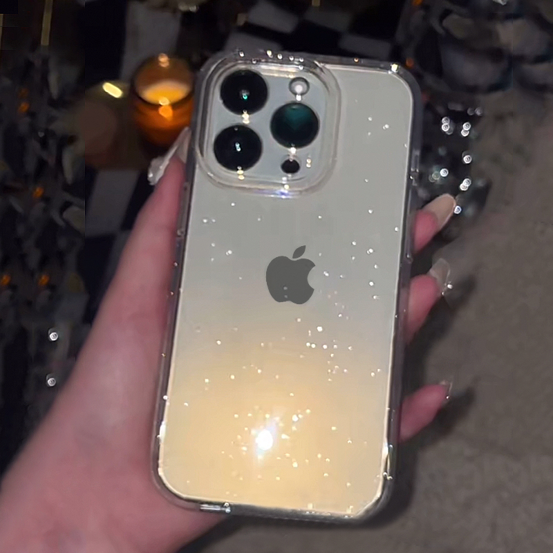Şeffaf Basit Glitter Telefon K - Phone Cases Y2K incelemesi ve fiyatı