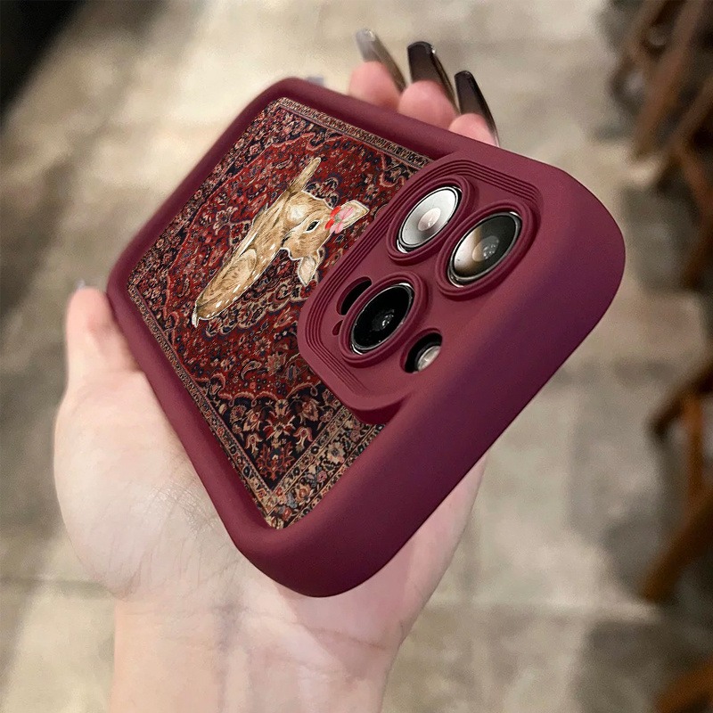 Vintage Kırmızı Çiçekli Geyik  - Phone Cases Red Deer incelemesi ve fiyatı