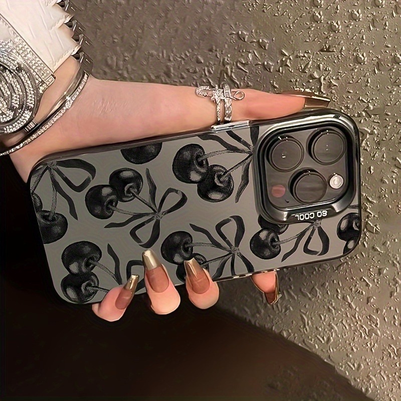 Siyah Fiyonklu Kiraz Desenli E - Phone Cases Pinterest incelemesi ve fiyatı