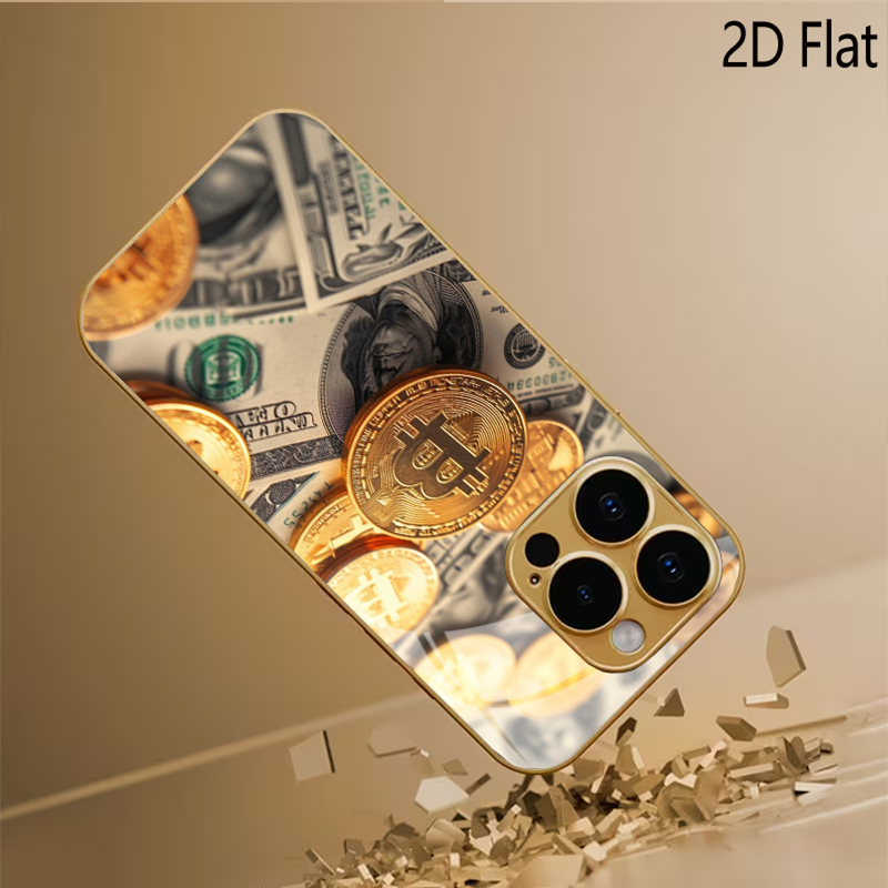 Bitcoin desenli temperli cam t - Phone Cases With Camera Cover incelemesi ve fiyatı