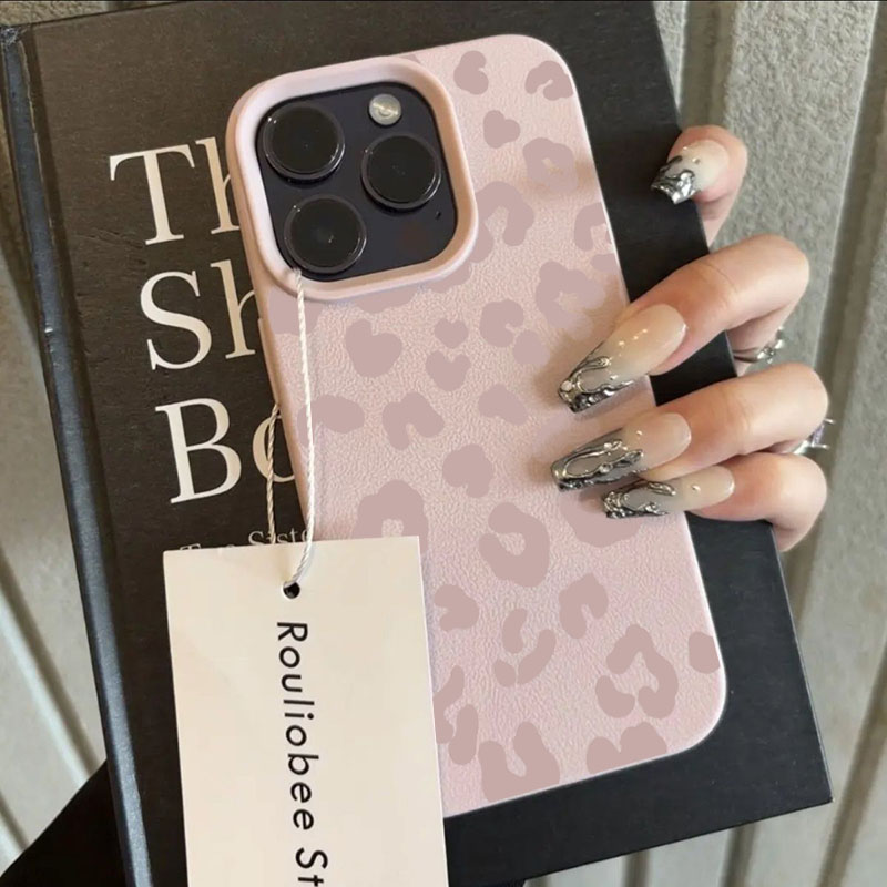Pembe Leopar Baskı Lichee Dese - Phone Cases Leopard Print incelemesi ve fiyatı