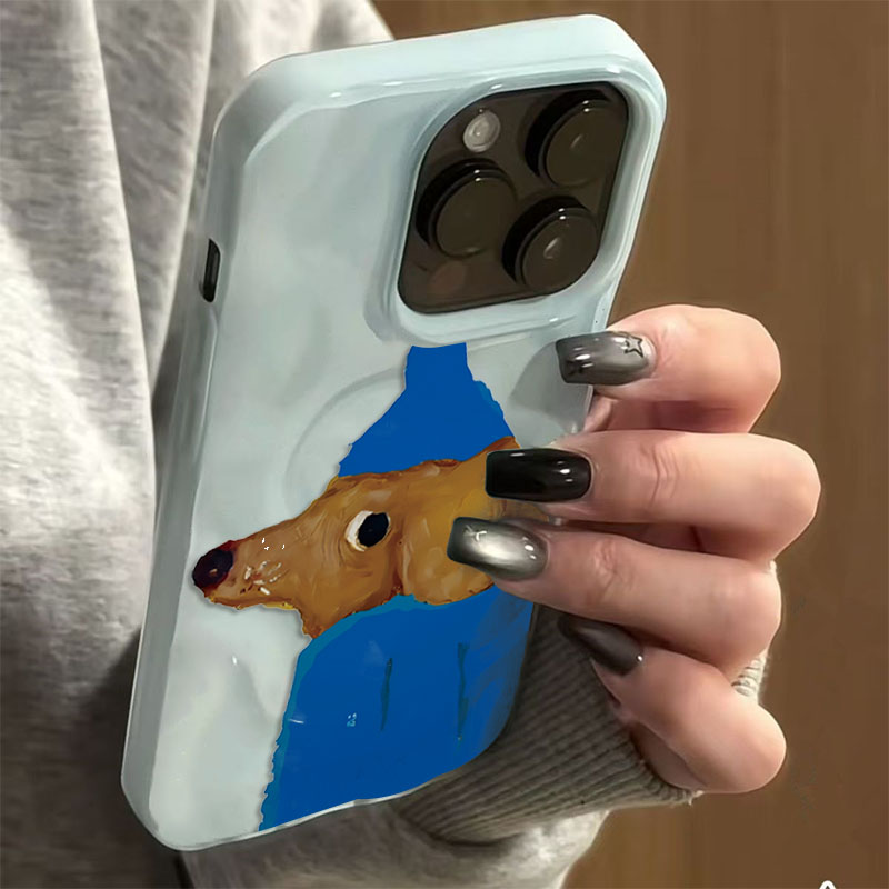 Mavi Şapka Köpek Kıvrımları Do - Phone Cases Blue incelemesi ve fiyatı