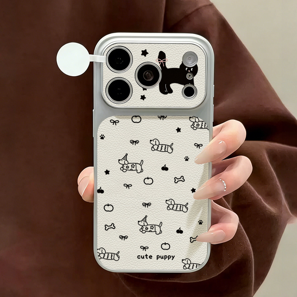 Sevimli Köpek Deri Telefon Kıl - Phone Cases With Camera Cover incelemesi ve fiyatı