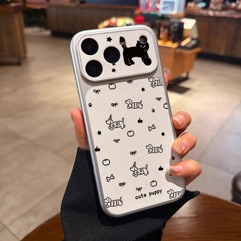 Sevimli Köpek Deri Telefon Kıl - Phone Cases With Camera Cover incelemesi ve fiyatı