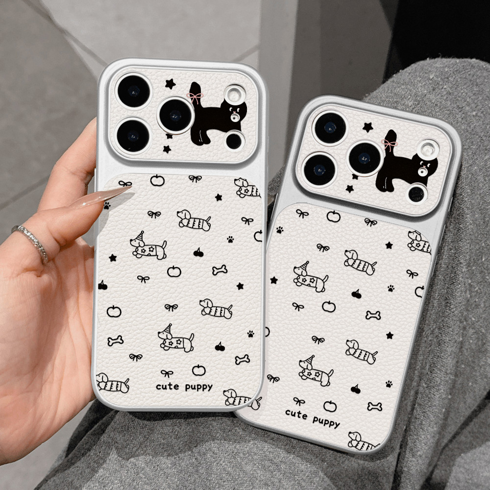 Sevimli Köpek Deri Telefon Kıl - Phone Cases With Camera Cover incelemesi ve fiyatı